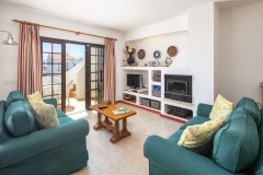 Living room looking out on to balcony