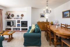 Living room showing dining area
